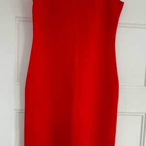 Forever 21 Red Strapless Bodycon Dress